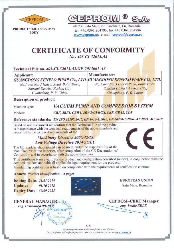 CE certificate