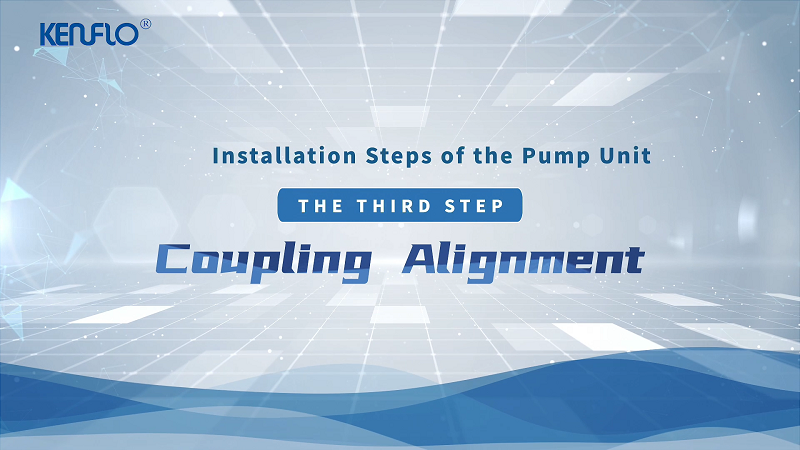 Coupling Alignment: The third installation step of the pump unit